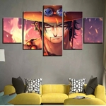 tableau toile one piece 5 parties portgas ace face 1