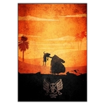 tableau toile one piece landscape monkey luffy crocodile 3