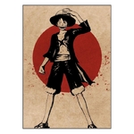 tableau toile one piece red point luffy 3