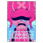 tableau toile one piece quote tony chopper 3