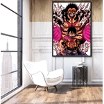 tableau toile one piece monkey luffy boundman 5