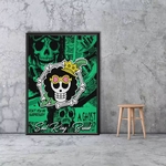 tableau toile one piece jolly roger brook 5