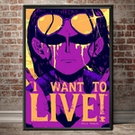 tableau toile one piece quote nico robin 4