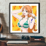 tableau toile one piece nami summer 5