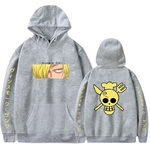 sweatshirt one piece pirate sanji gris