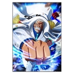 tableau toile one piece monkey garp punch 2