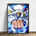 tableau toile one piece monkey garp punch 3