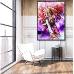 tableau toile one piece doflamingo 2