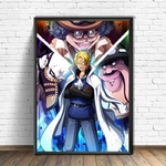 tableau toile one piece commandants revolutionnaire sabo 2