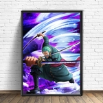 tableau toile one piece roronoa zoro tornado 2