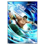 tableau toile one piece roronoa zoro calibre 2