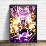 tableau toile one piece monkey luffy black mamba 2