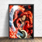 tableau toile one piece shanks roux fire griffon 3