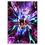 tableau toile one piece monkey luffy kong gatling 1