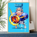 tableau toile one piece franky tiny wano 1