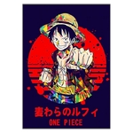 tableau toile one piece monkey luffy paint 3