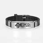 bracelet one piece silisteel jolly roger nami