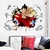 sticker mural one piece monkey luffy wano wall