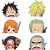 autocollant one piece face rd 1