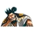 autocollant one piece sukiyaki kozuki shogun wano