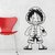 stickers mural luffy kid 2 one piece 1
