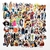 autocollants pack realiste one piece 2