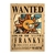 affiche wanted one piece franky wano