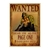 affiche wanted avis de recherche page one one piece