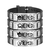 bracelet one piece silisteel jolly roger