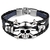 bracelet cuir argent one piece 1