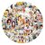 autocollants one piece pack mugiwara crew 1