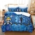 parure lit one piece bleu