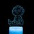 lampe 3d one piece chopper sitting blue 1
