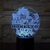 lampe 3d one piece luffy arena tour bleu