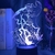 lampe 3d one piece trafalgar law bleu