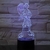 lampe 3d one piece monkey luffy bleu