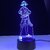 lampe 3d one piece monkey luffy 2 bleu