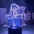 lampe 3d one piece monkey luffy haki bleu 2