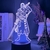 lampe 3d one piece roronoa zoro bleu 2