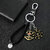 porte cles one piece cuir ancre gouvernail
