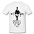 t shirt one piece barbe blanche logo blanc