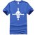 t shirt one piece barbe blanche bleu