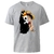 t shirt one piece monkey luffy flag gris