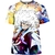 t shirt one piece monkey luffy nika