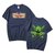 t shirt one piece pirate roronoa zoro bleu marine