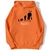 sweatshirt hoodie one piece chopper point orange