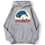 sweatshirt hoodie one piece laboon gris