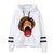 sweatshirt hoodie one piece luffy laugh