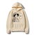 sweatshirt hoodie one piece luffy ok beige