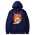 sweatshirt one piece luffy ramen dark blue